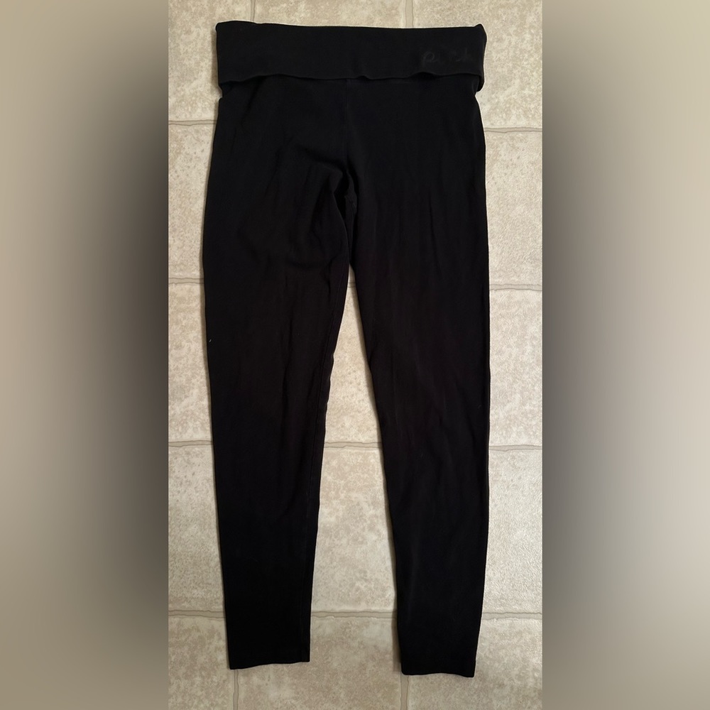 PINK fold over leggings.